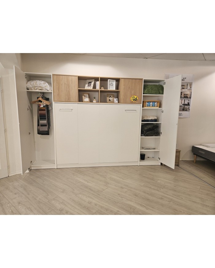 OFFRE EXPO CHOC – LIT ESCAMOTABLE PREMIUM 140x200 – COMPLET – -40% IMMÉDIAT