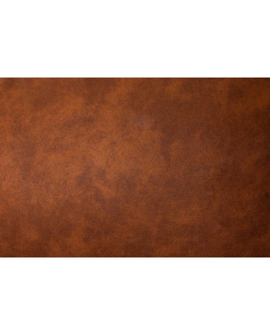Canapé DAKOTA 195 cm – Microfibre marron antique, style rétro vintage avec pieds épingle design
