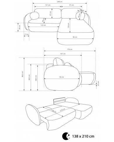 CANAPÉ D’ANGLE STRATTON™ – Modernité, robustesse et confort absolu réunis dans un canapé d’exception.