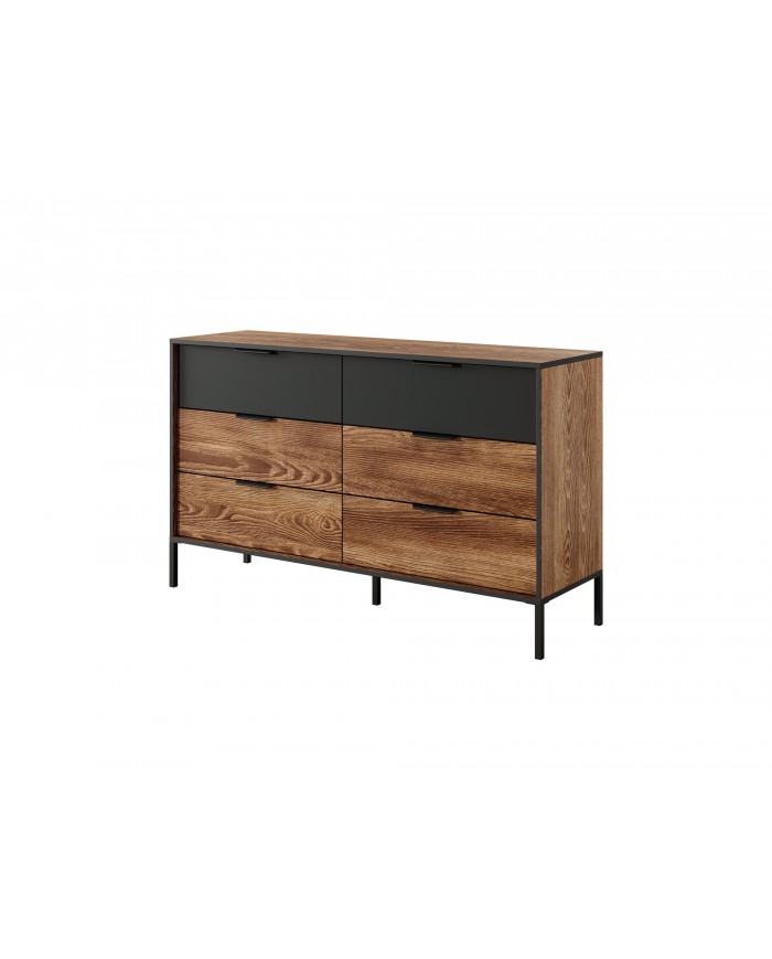 Commode 6 tiroirs 138 cm MILTON