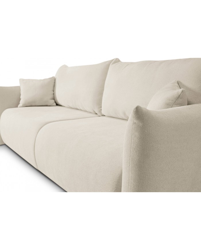 Canapé convertible coffre ALLORA 240 cm - Grand confort & design moderne