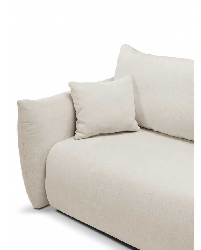Canapé convertible coffre ALLORA 240 cm - Grand confort & design moderne