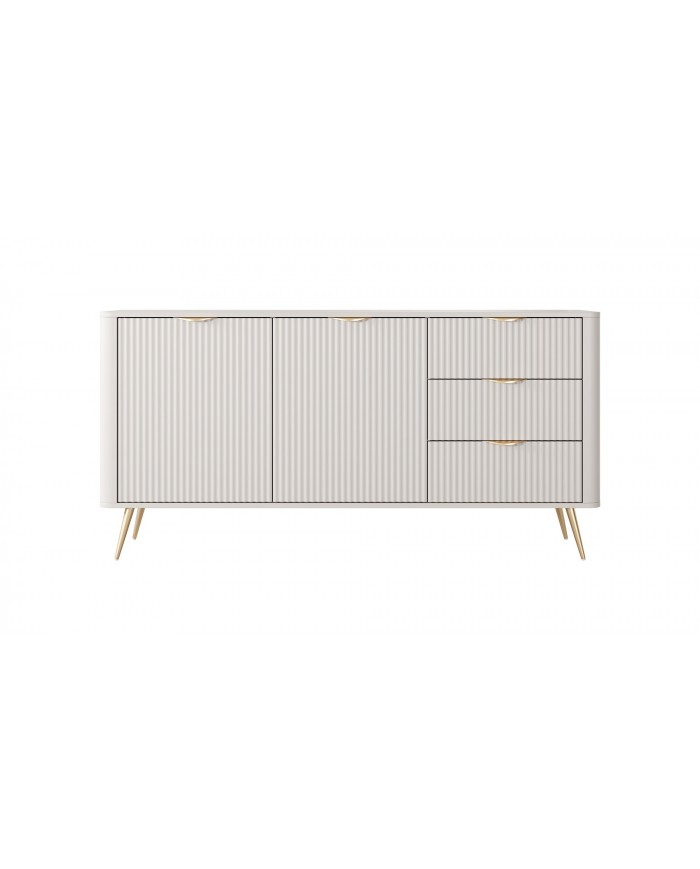 Commode Design 2 portes 3 tiroirs 160 cm LANTY