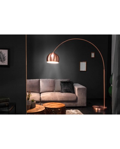 Lampadaire ajustable 170-210 cm avec base en cuivre BIG BOW