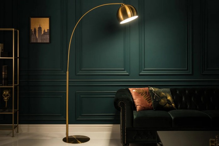 Lampadaire 205 cm avec base doré BIG BOW