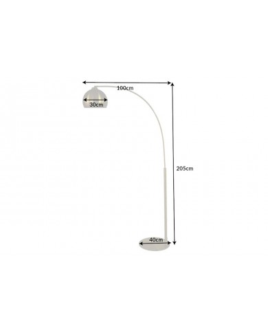 Lampadaire 205 cm avec base doré BIG BOW