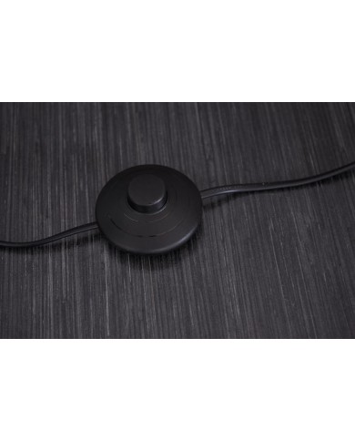 Lampadaire avec 5 bras orientables 205 cm noir doré avec base en marbre FIVE LIGHTS