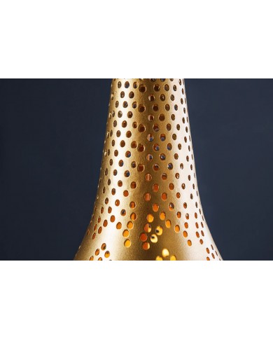 Lampe suspendue métal doré fait main Ø50 cm ORIENTAL LIVING