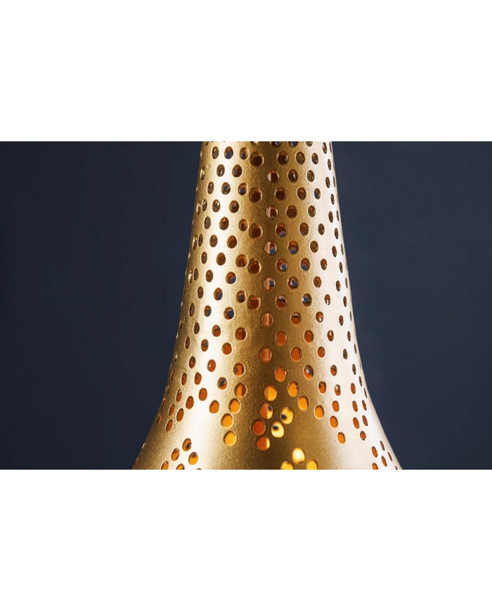 Lampe suspendue métal doré fait main Ø50 cm ORIENTAL LIVING