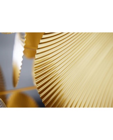 Lampe suspendue pétales métal doré design 63 cm INFINITY