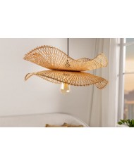 Lampe suspendue en bambou naturel fait main 80 cm ORGANIC LIVING