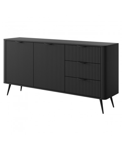 Commode Design 2 portes 3 tiroirs 160 cm LANTY
