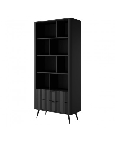 Bibliothèque avec double tiroirs 89 cm Lanty