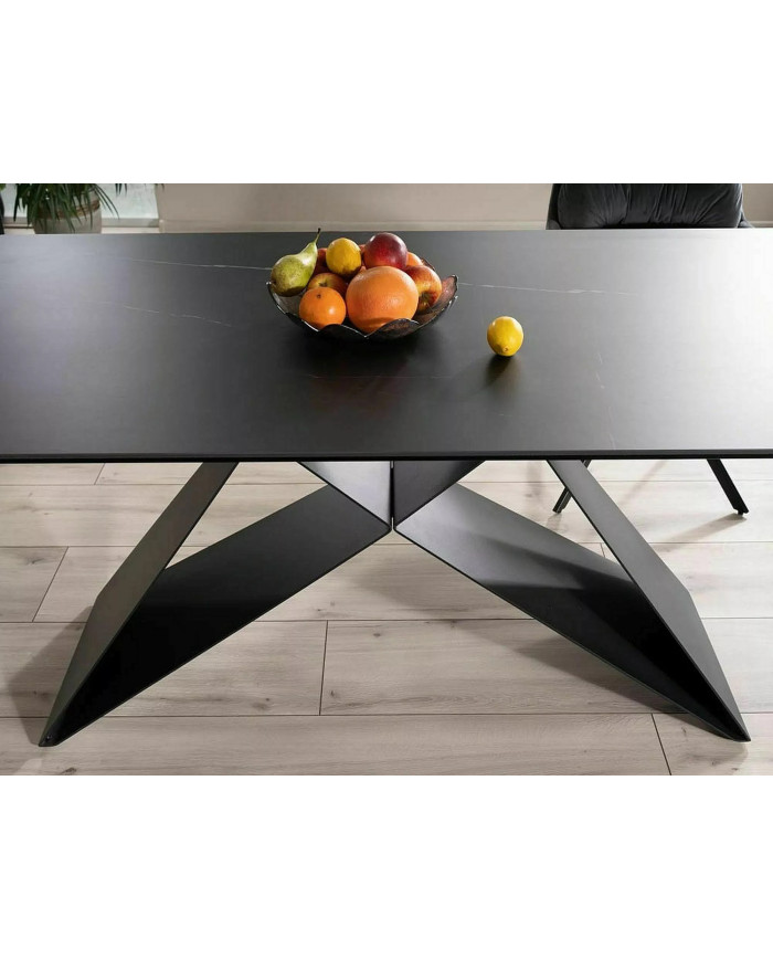 Table extensible à rallonge avec plateau en céramique Weston