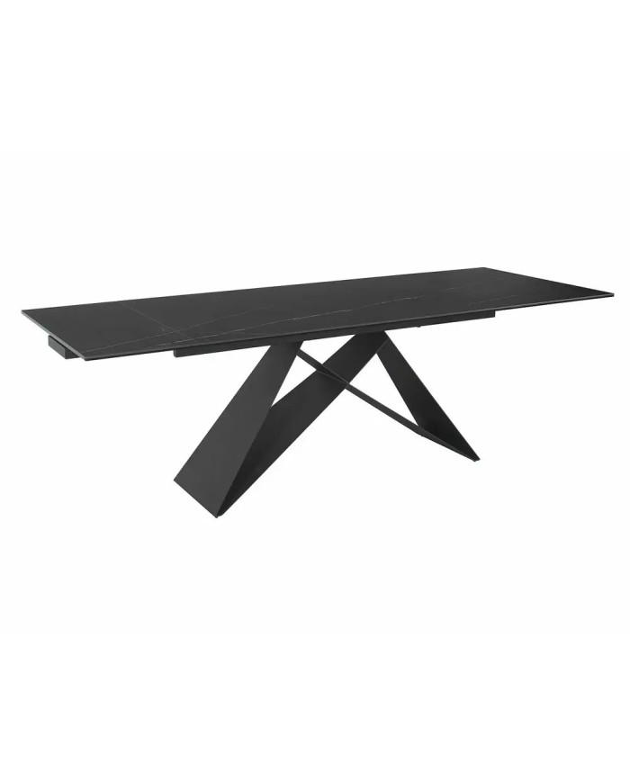Table extensible à rallonge avec plateau en céramique Weston