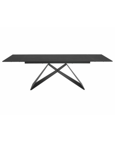 Table extensible à rallonge avec plateau en céramique Weston