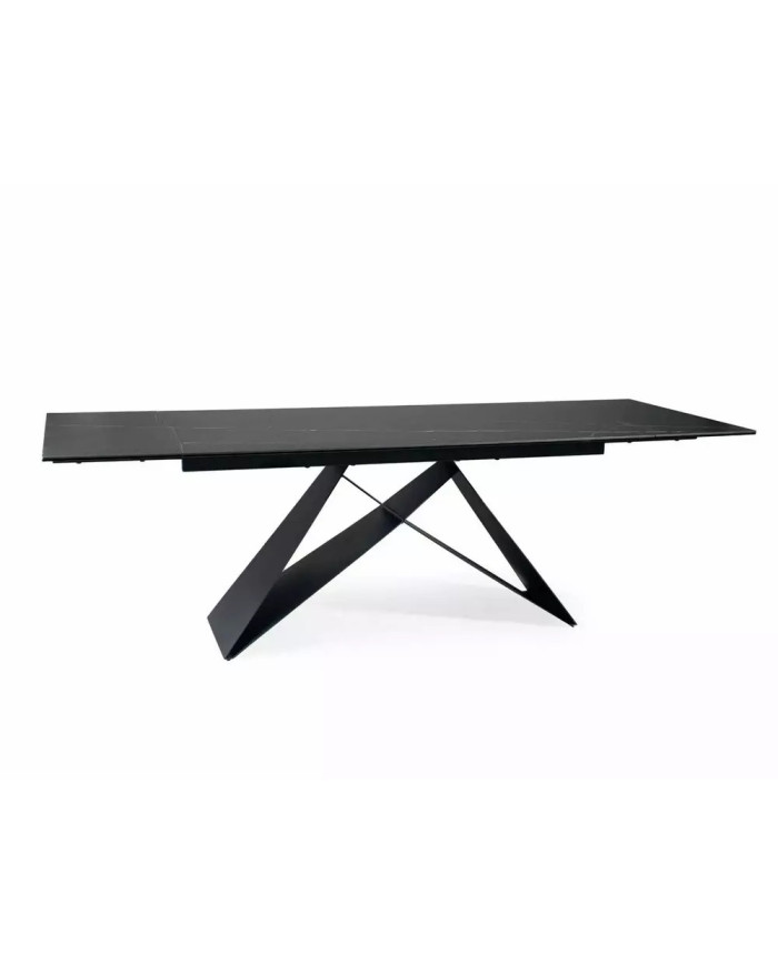 Table extensible à rallonge avec plateau en céramique Weston
