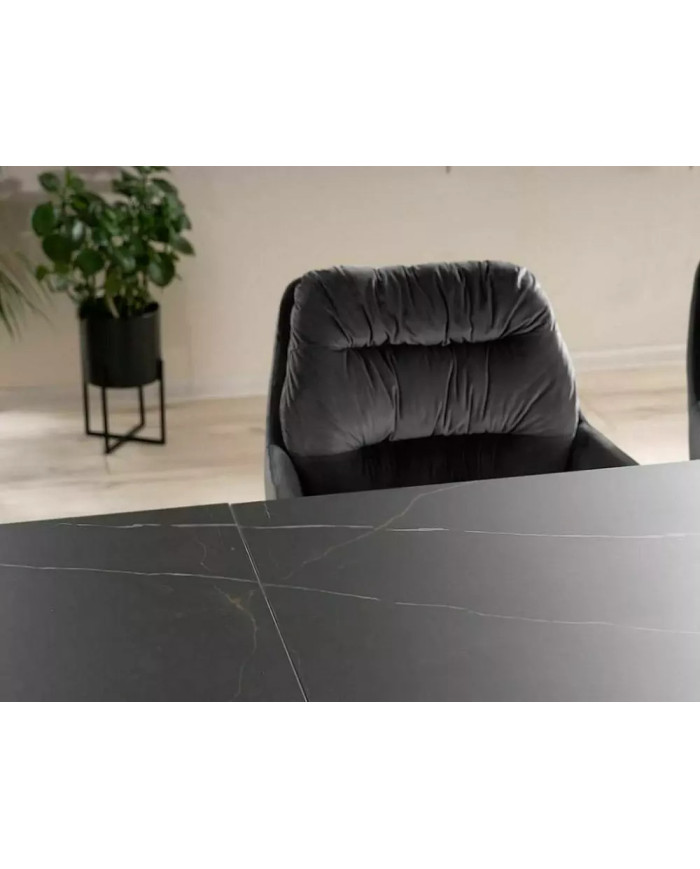 Table extensible à rallonge avec plateau en céramique Weston