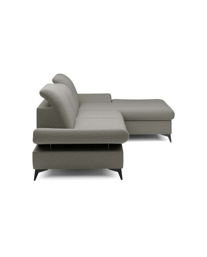 Canapé d'angle convertible coffre avec têtières réglables 283x172x96 cm Lexar