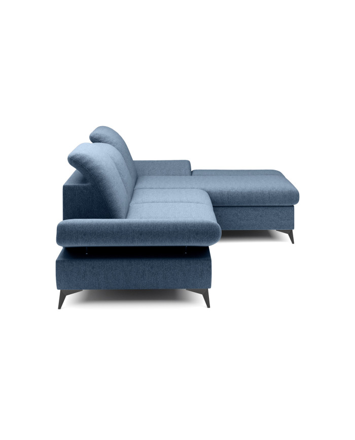 Canapé d'angle convertible coffre avec têtières réglables 283x172x96 cm Lexar