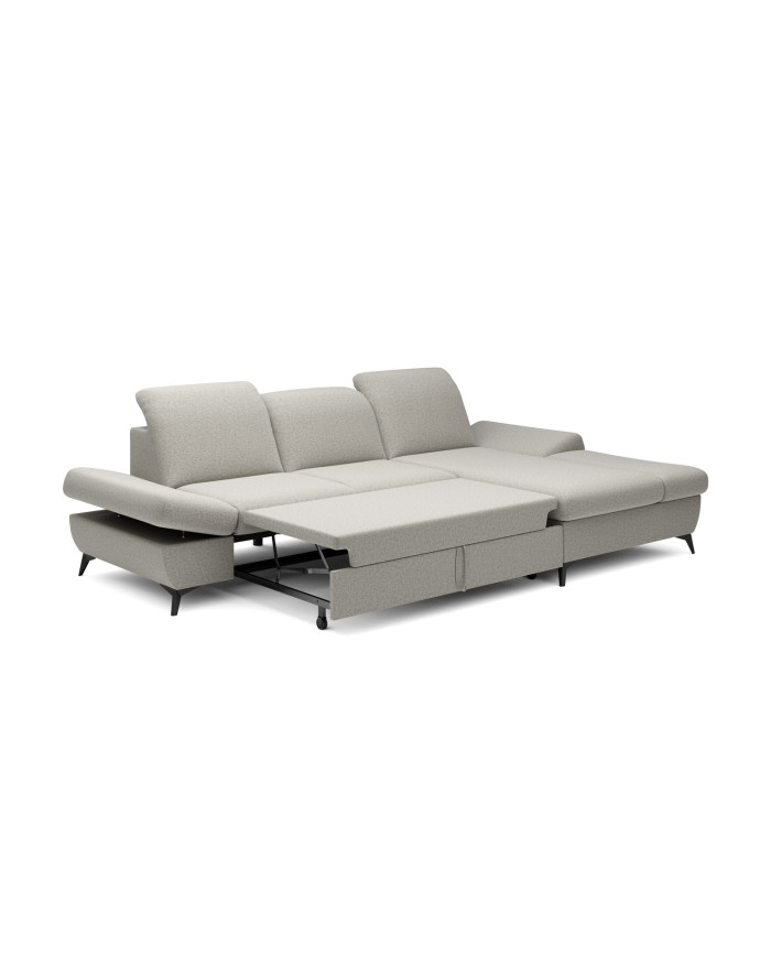 Canapé d'angle convertible coffre avec têtières réglables 283x172x96 cm Lexar