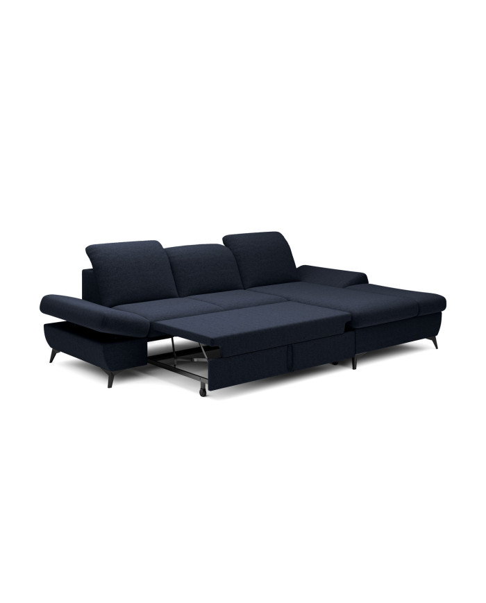 Canapé d'angle convertible coffre avec têtières réglables 283x172x96 cm Lexar