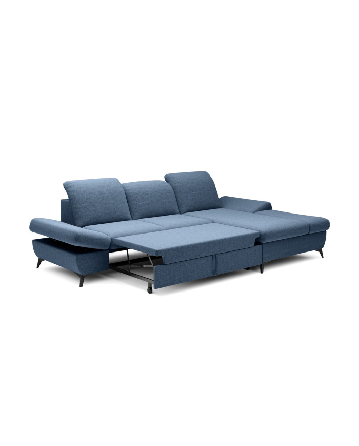 Canapé d'angle convertible coffre avec têtières réglables 283x172x96 cm Lexar