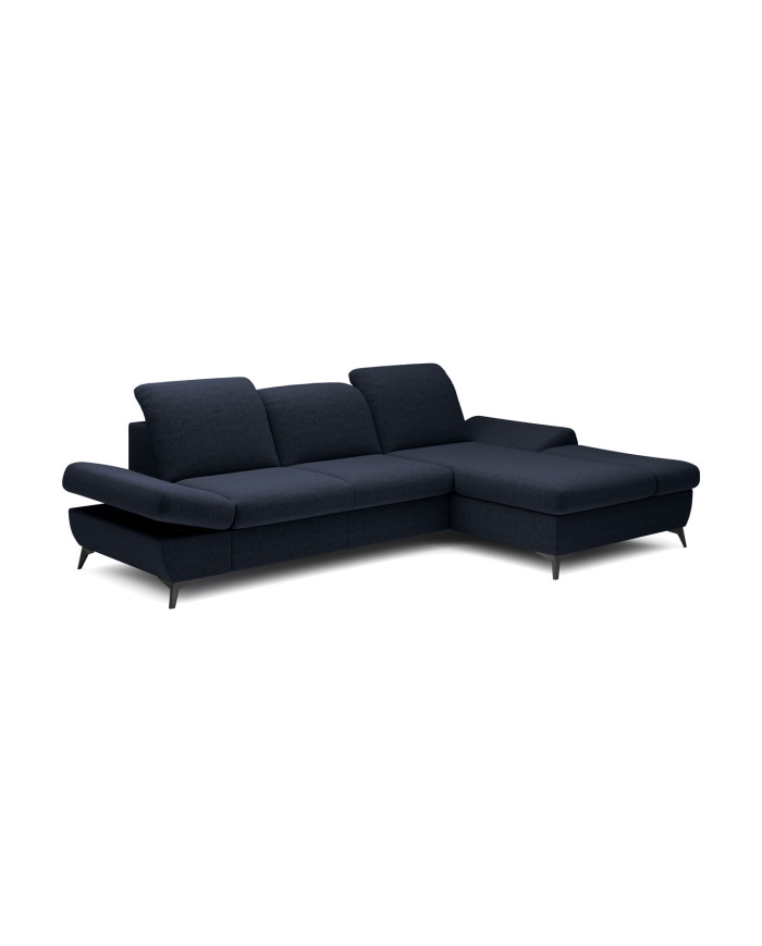 Canapé d'angle convertible coffre avec têtières réglables 283x172x96 cm Lexar