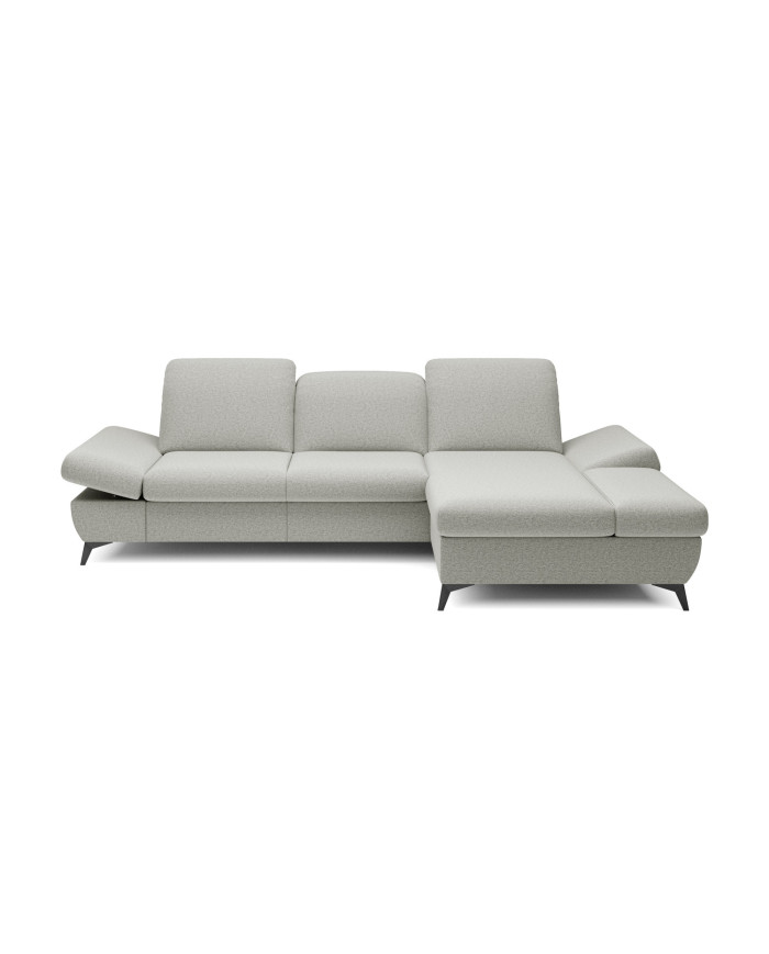 Canapé d'angle convertible coffre avec têtières réglables 283x172x96 cm Lexar