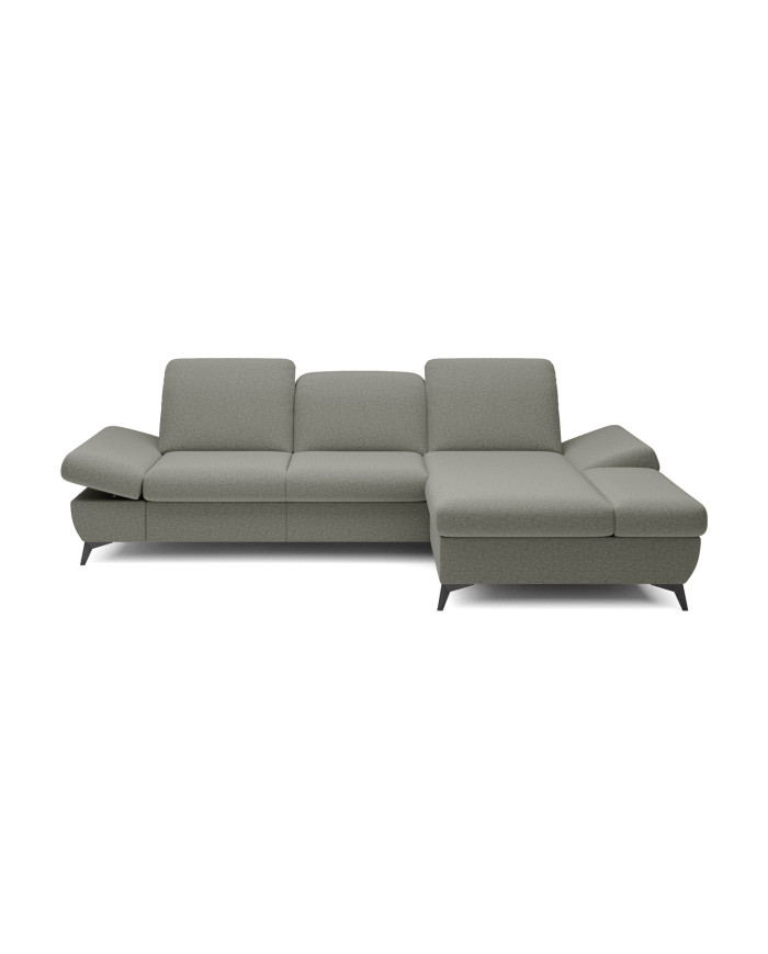 Canapé d'angle convertible coffre avec têtières réglables 283x172x96 cm Lexar