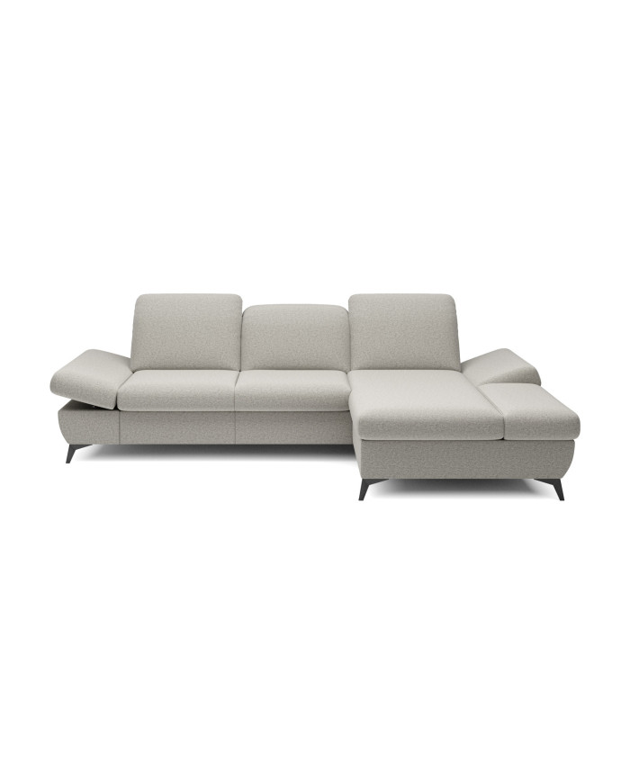 Canapé d'angle convertible coffre avec têtières réglables 283x172x96 cm Lexar