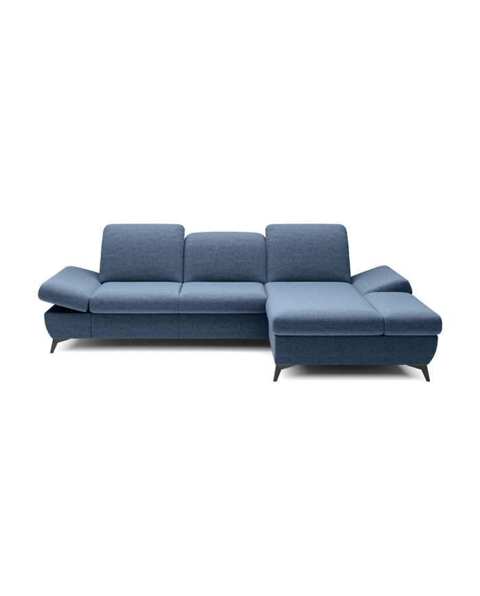 Canapé d'angle convertible coffre avec têtières réglables 283x172x96 cm Lexar