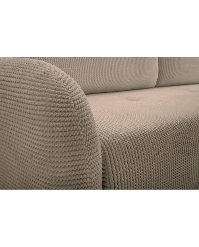 Canapé convertible avec coffre 230 cm Nuage - Design cocooning vintage & pratique