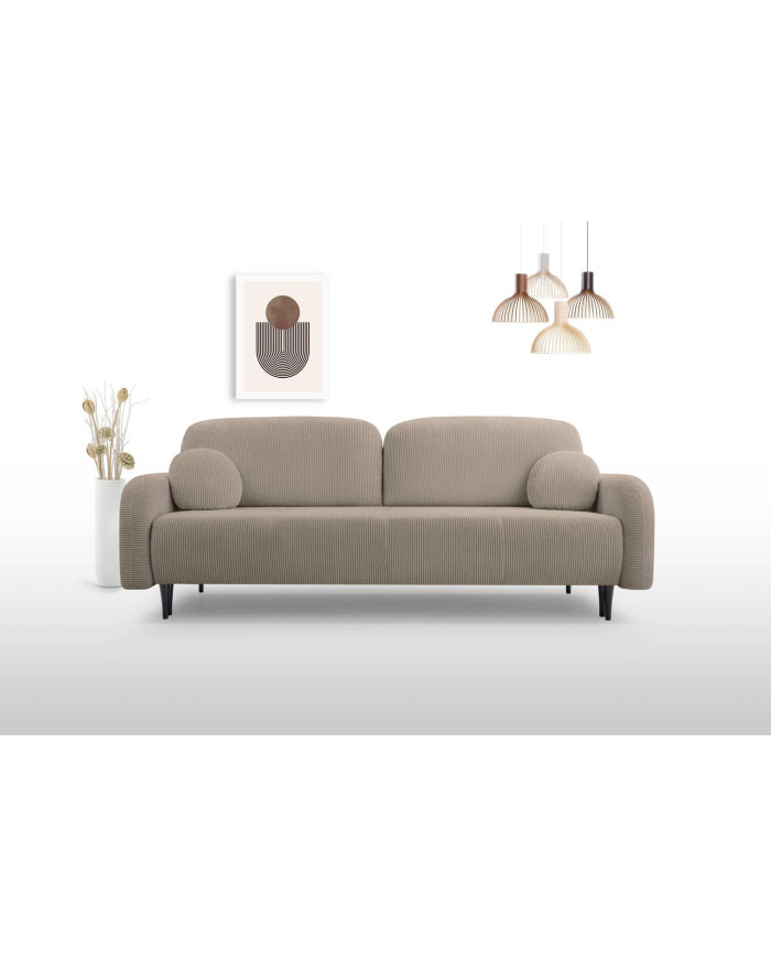 Canapé convertible avec coffre 230 cm Nuage - Design cocooning vintage & pratique