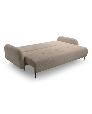 Canapé convertible avec coffre 230 cm Nuage - Design cocooning vintage & pratique