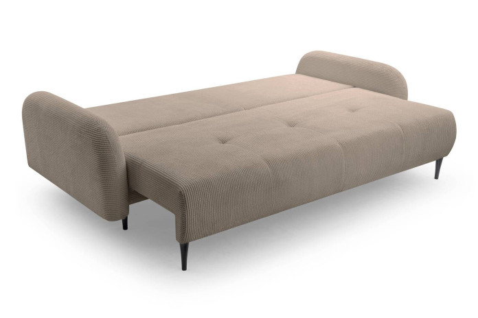 Canapé convertible avec coffre 230 cm Nuage - Design cocooning vintage & pratique