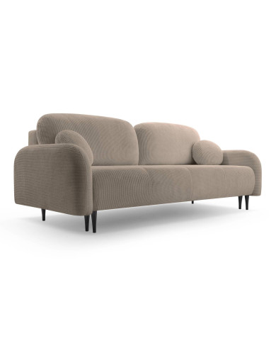 Canapé convertible avec coffre 230 cm Nuage - Design cocooning vintage & pratique