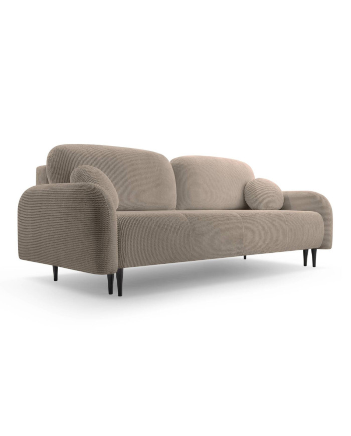 Canapé convertible avec coffre 230 cm Nuage - Design cocooning vintage & pratique