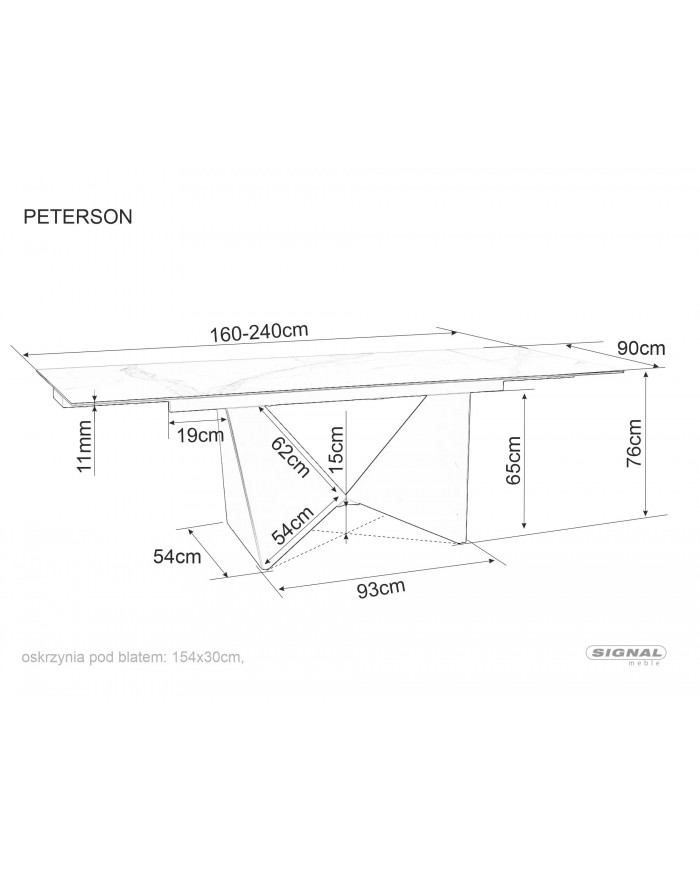 Table céramique Design Peterson