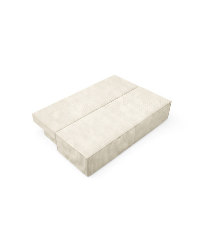 Canapé droit convertible couchage de 140x200 cm coffre 202 cm Soria