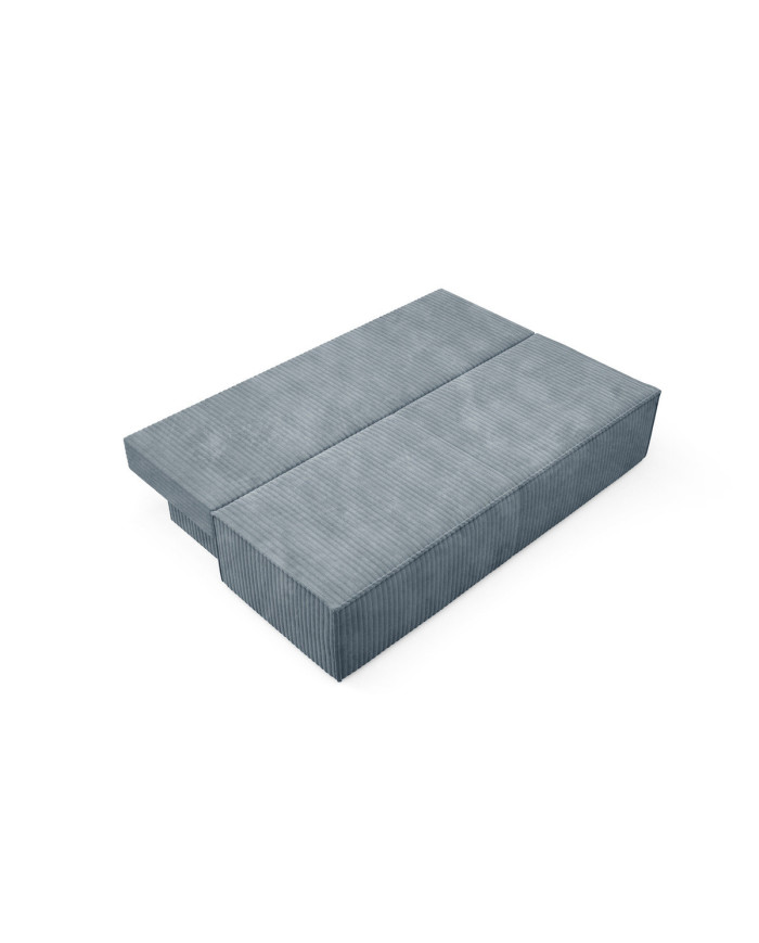 Canapé droit convertible couchage de 140x200 cm coffre 202 cm Soria