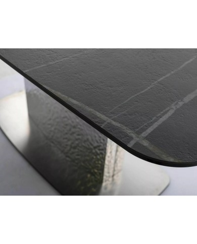 Table céramique extensible design 160 (240) x 90 cm LUNARIS