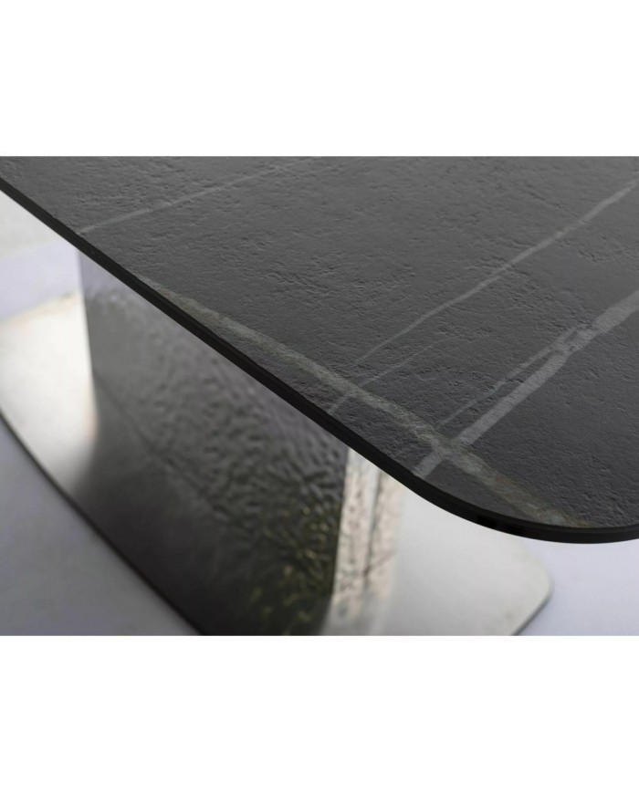 Table céramique extensible design 160 (240) x 90 cm LUNARIS
