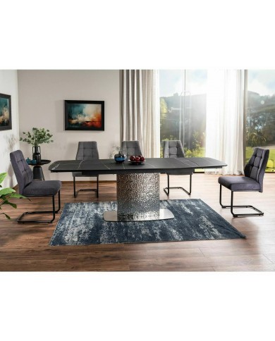 Table céramique extensible design 160 (240) x 90 cm LUNARIS