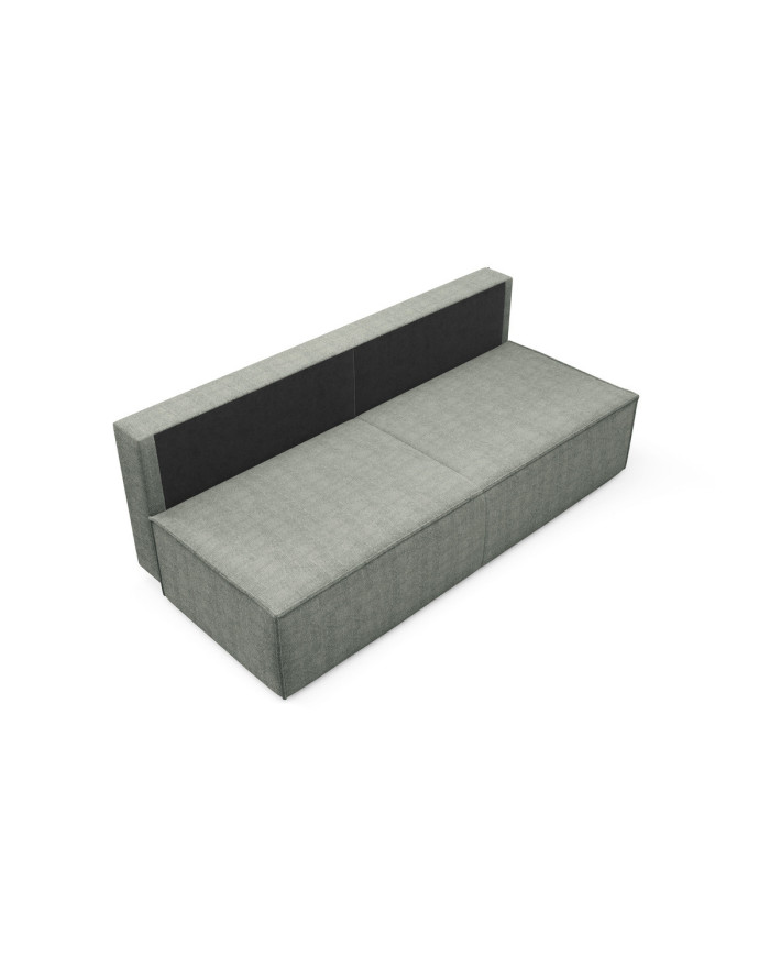 Canapé droit convertible couchage de 140x200 cm coffre 202 cm Soria