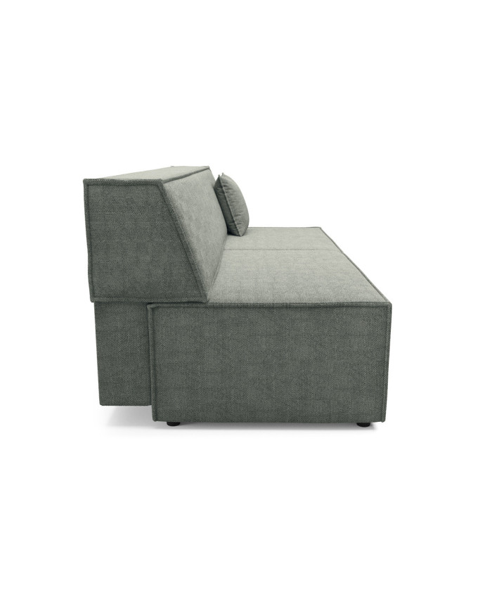 Canapé droit convertible couchage de 140x200 cm coffre 202 cm Soria