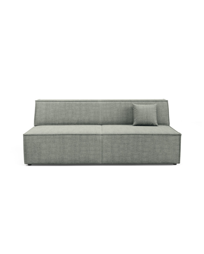 Canapé droit convertible couchage de 140x200 cm coffre 202 cm Soria