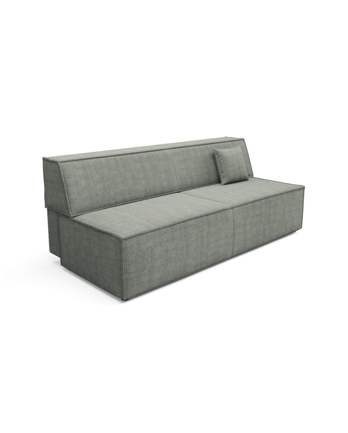 Canapé droit convertible couchage de 140x200 cm coffre 202 cm Soria