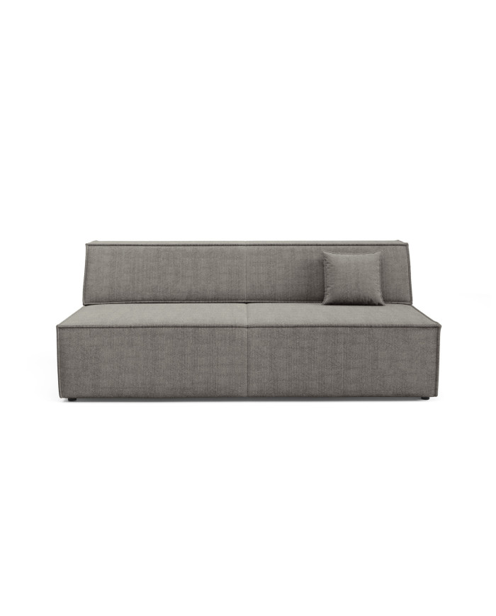 Canapé droit convertible couchage de 140x200 cm coffre 202 cm Soria