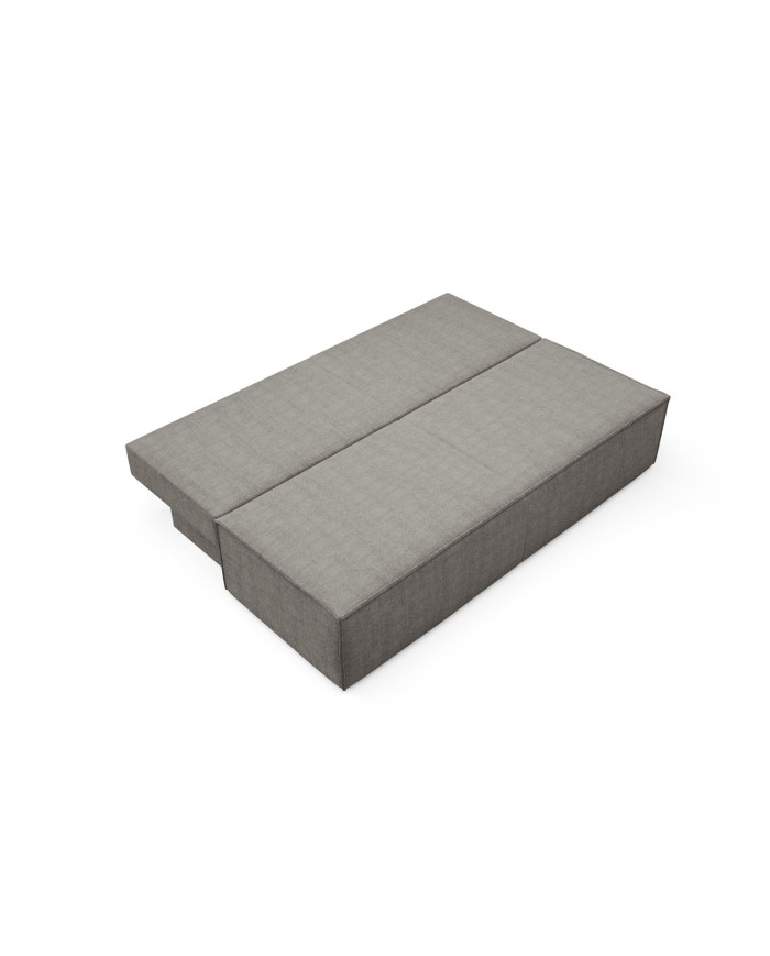 Canapé droit convertible couchage de 140x200 cm coffre 202 cm Soria